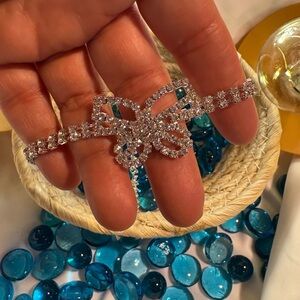 Elegant Silver Butterfly Bracelet